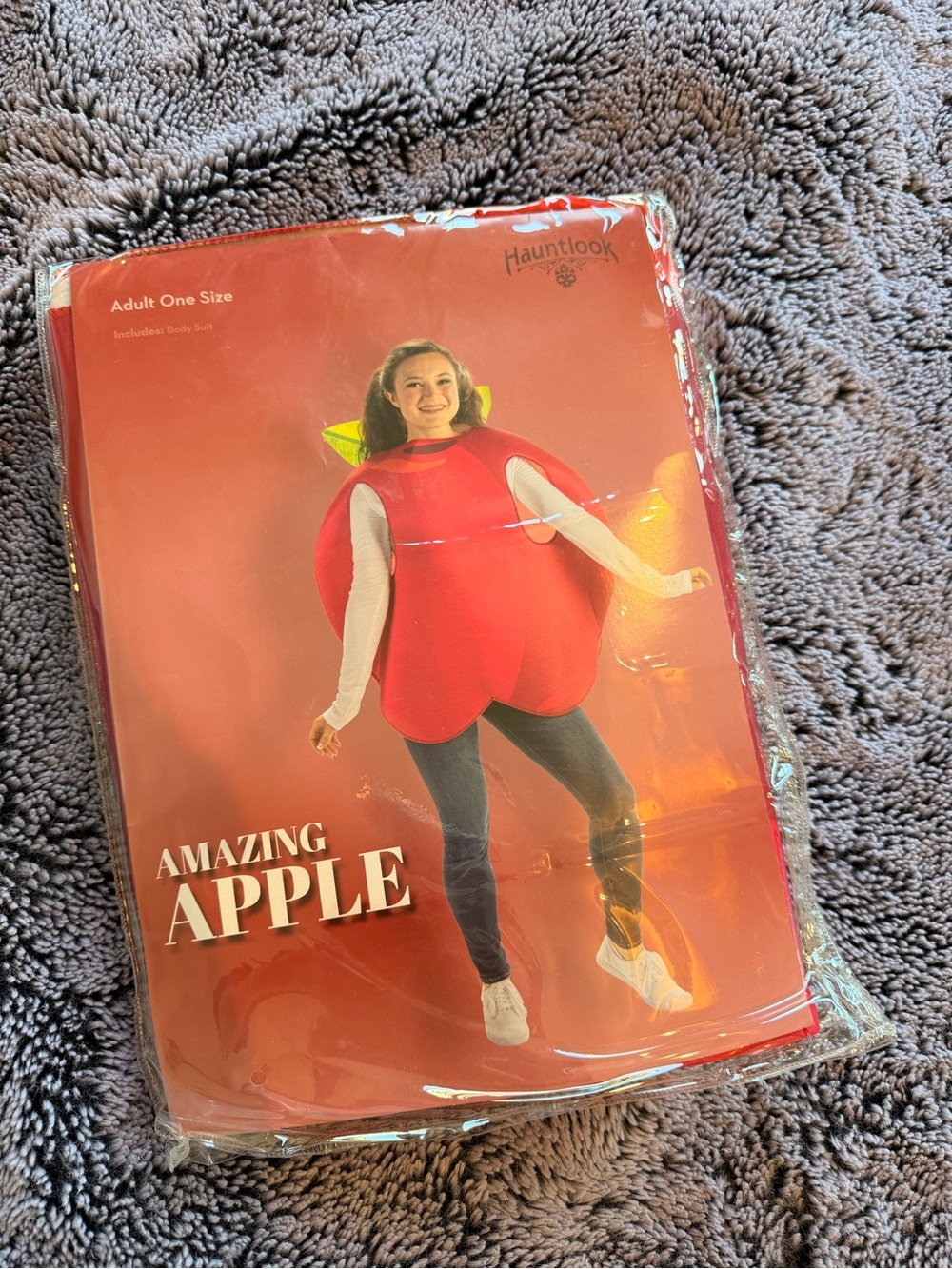 Brand New- Amazing Apple Costume - Red (One Size)